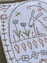 Load image into Gallery viewer, Rabbit in the Veggie Patch Needlebook