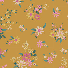 Load image into Gallery viewer, Fabric - Tilda - Chic Escape - Daisyfield Mustard - 110048