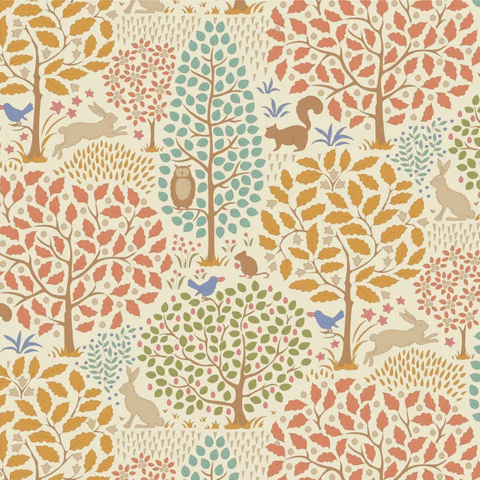 Tilda - 100562 - Sanctuary -  Cream - Forest Scene