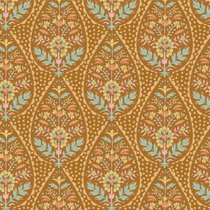 Tilda - 100566 - Sanctuary -  Ginger - Floral Geometric