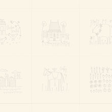 Load image into Gallery viewer, Appleby Farm - DV7750 - Panel - Preprinted Stitchery - Cream
