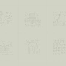 Load image into Gallery viewer, Appleby Farm - DV7751 - Panel - Preprinted Stitchery - Green
