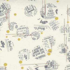 Celestial - 1762-38 - Print - Cream