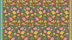 Fabric - Figo - Kathy Doughty - Kindred Sketches - Prosperity Martini - 90525-71