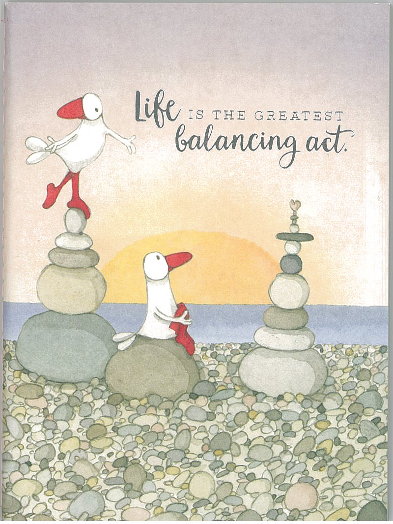 Life Is A Balancing Act Notebook