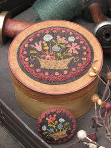 Old Flower Box and Button