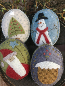 Snowman and Santa Decorations