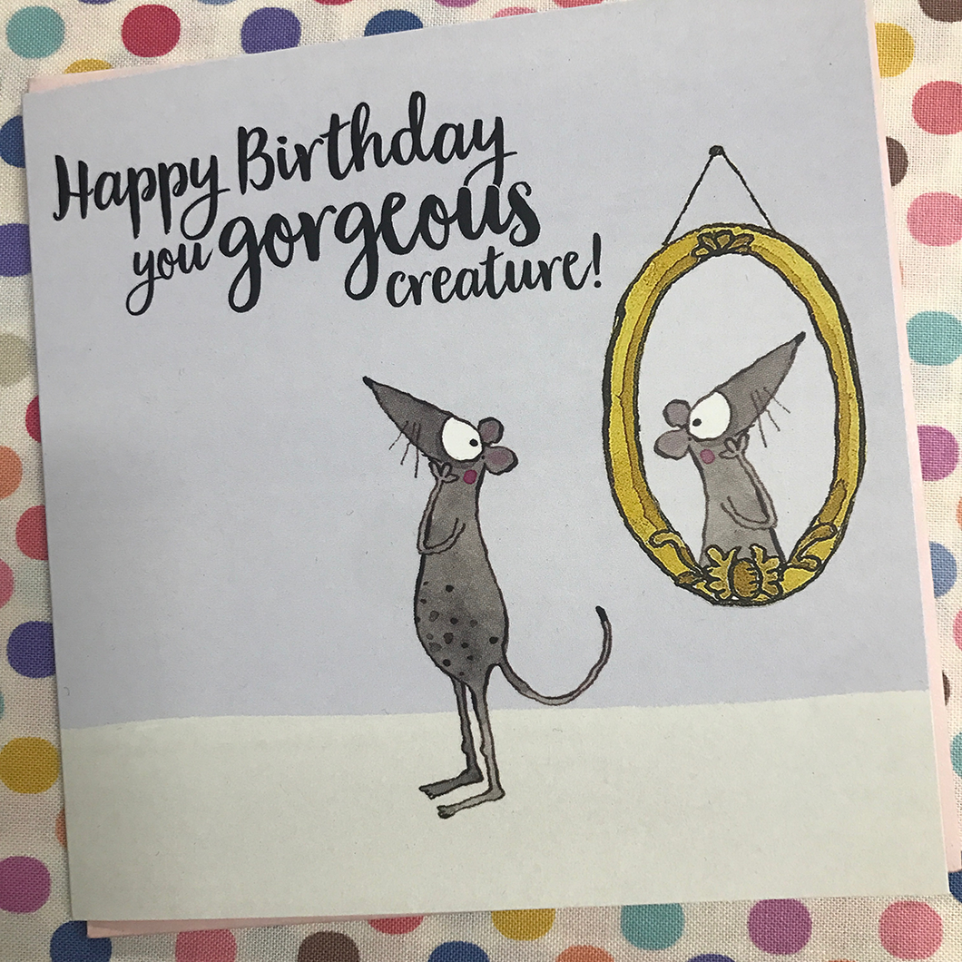 Card - Happy Birthday (Gorgeous Creature)
