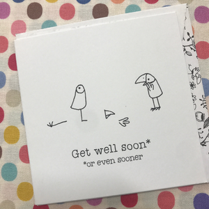 Card - Get Well Soon (Broken Bird)