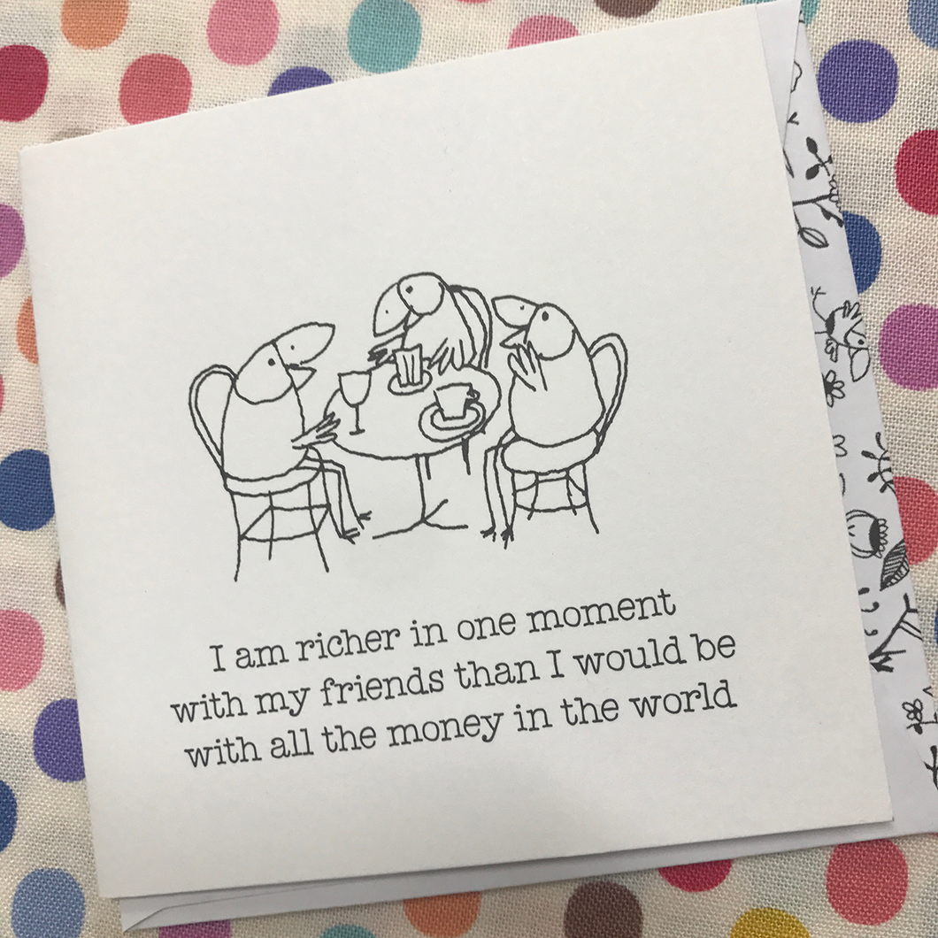 Card - Friendship (Rich Friends)