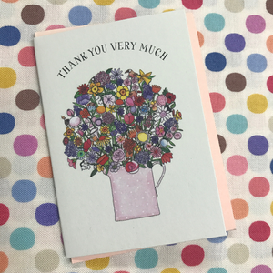 Card - Thank You (Flower Jug - Small)