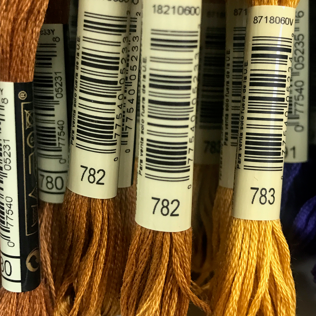 DMC Stranded Cotton Embroidery Thread - 782