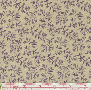 Pam Buda - R170931 0137 - Plumberry - Leaves - Purple and Cream
