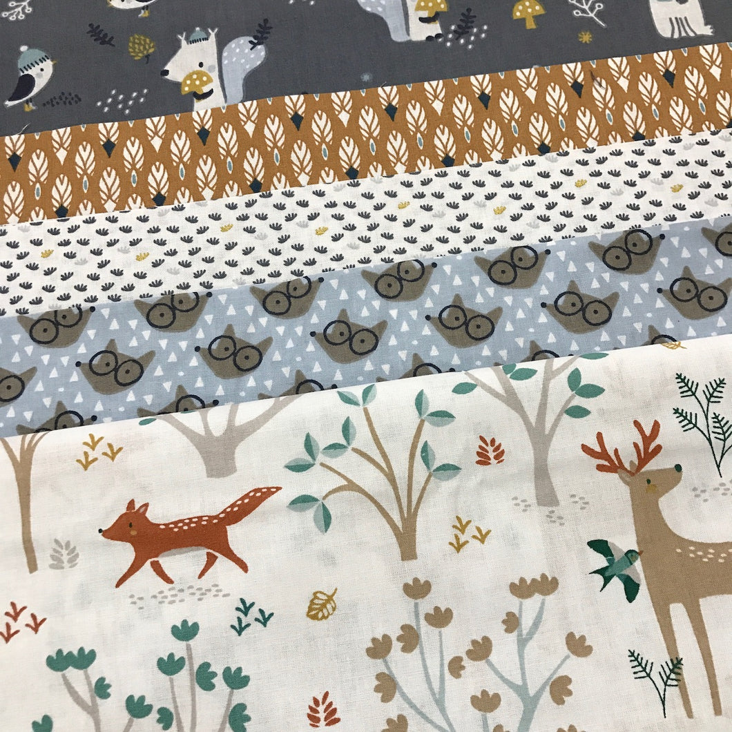 Foxes and Deer - Fabric Bundle