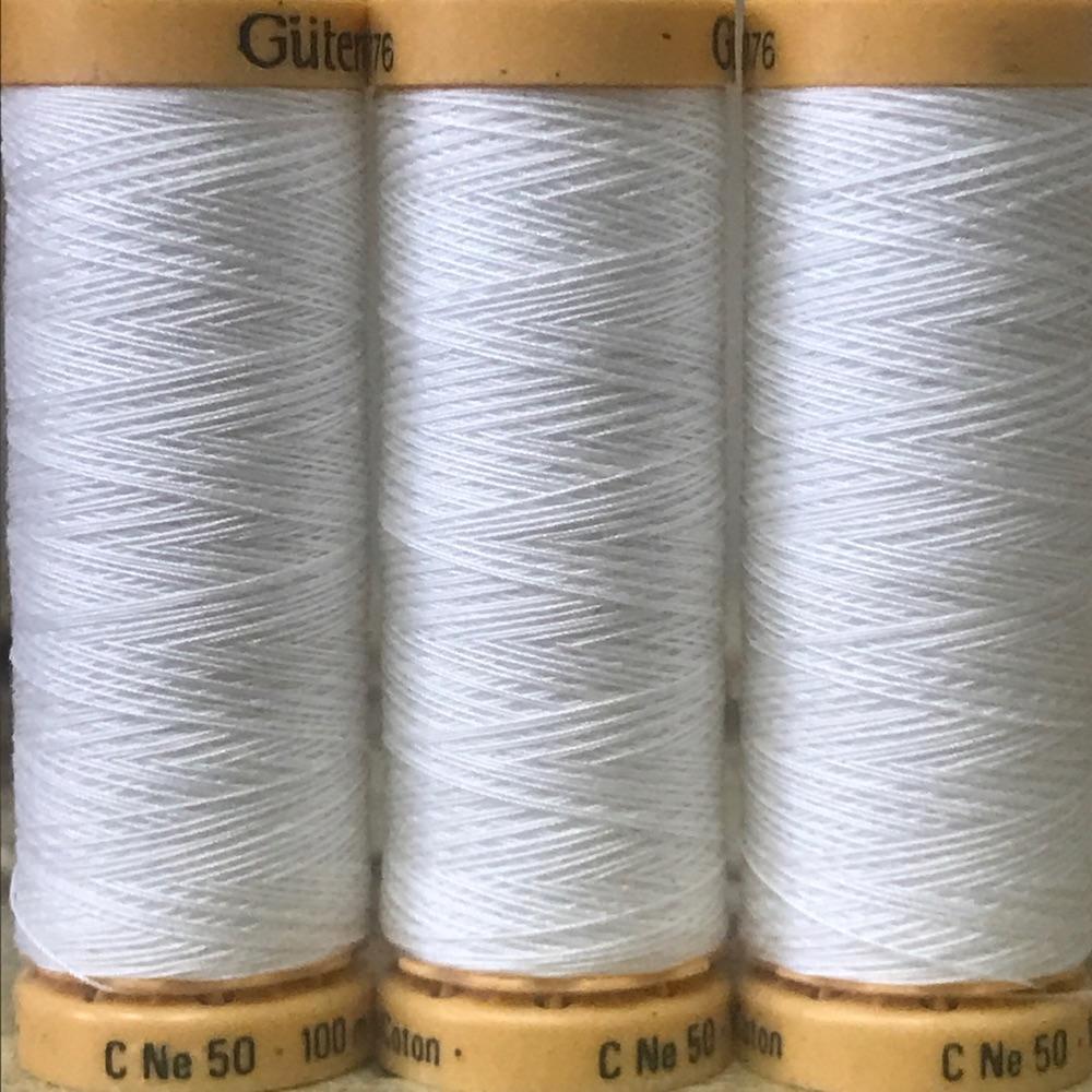 Gutermann - 5709 - White Cotton Thread