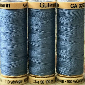 Gutermann - 5815 - Dusky Blue Cotton Thread
