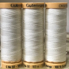 Load image into Gallery viewer, Gutermann - 919 - Cream Cotton Thread
