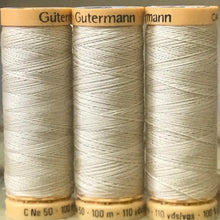 Load image into Gallery viewer, Gutermann - 928 - Dark Cream Cotton Thread
