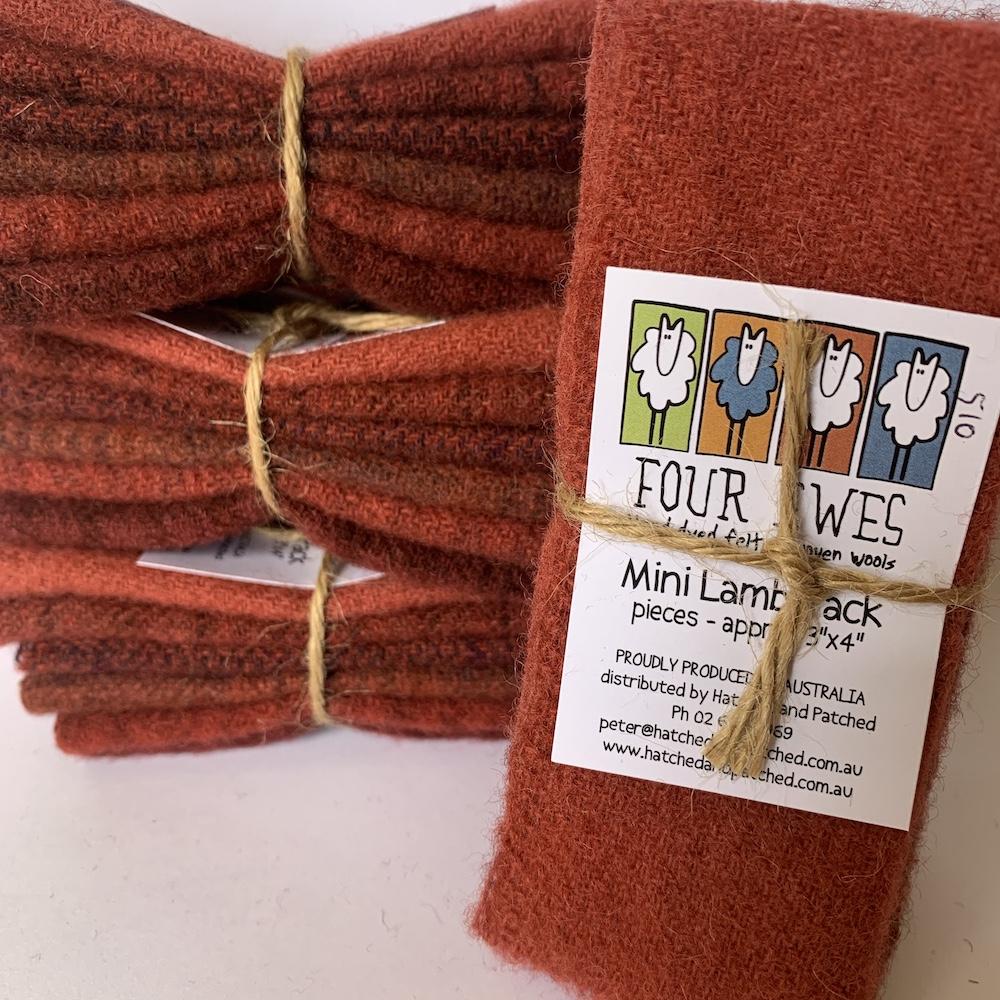 Woven Wool - Cherry Bomb Mini Lamb Pack