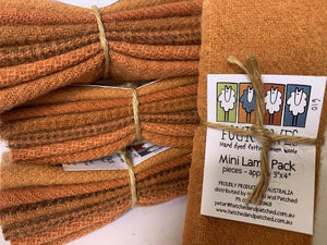 Woven Wool - Pumpkin Spice  Mini Lamb Pack