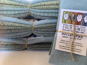 Hand Dyed Woven Wool - 104 Periwinkle Blue