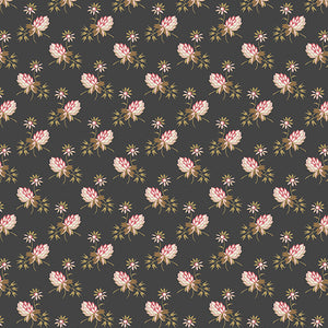 Edyta Sitar for Laundry Basket Quilts  - A-9451-K - Moonstone - Clover - Coal