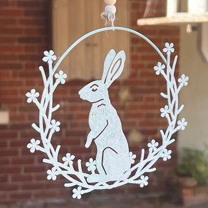 Giftware - Wreath Rabbit