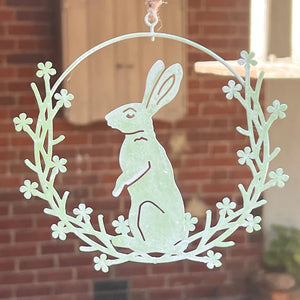 Giftware - Wreath Rabbit