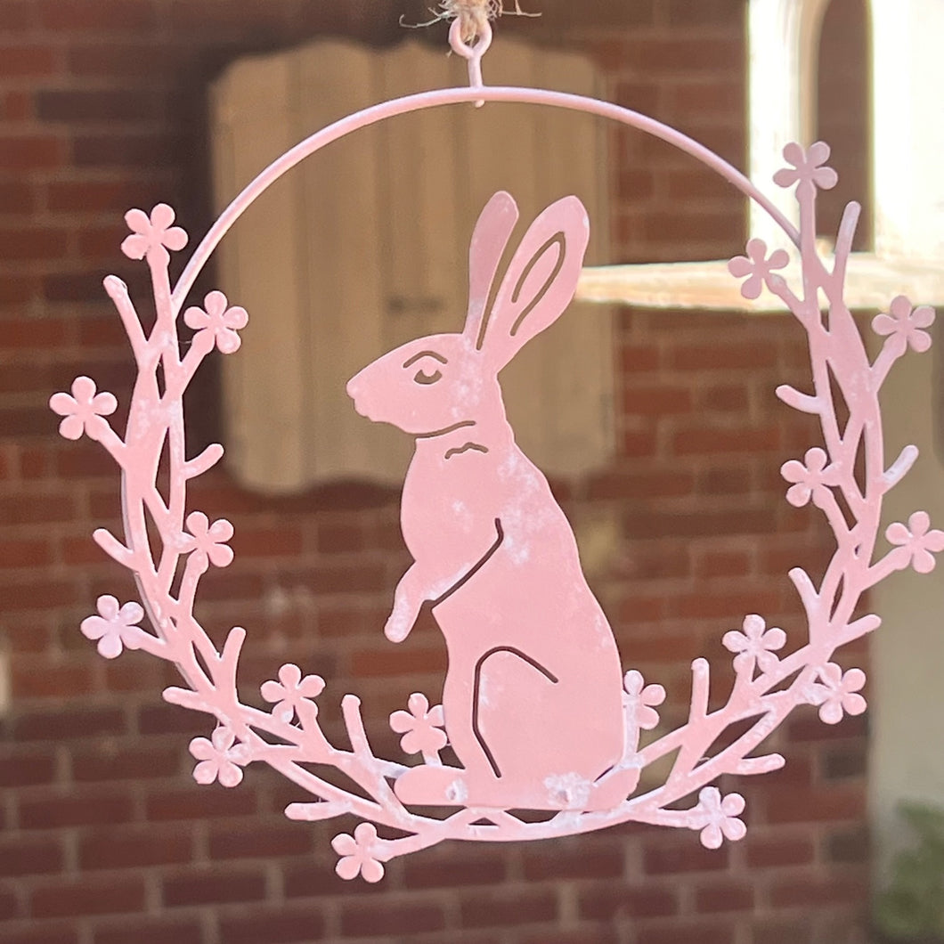 Giftware - Wreath Rabbit